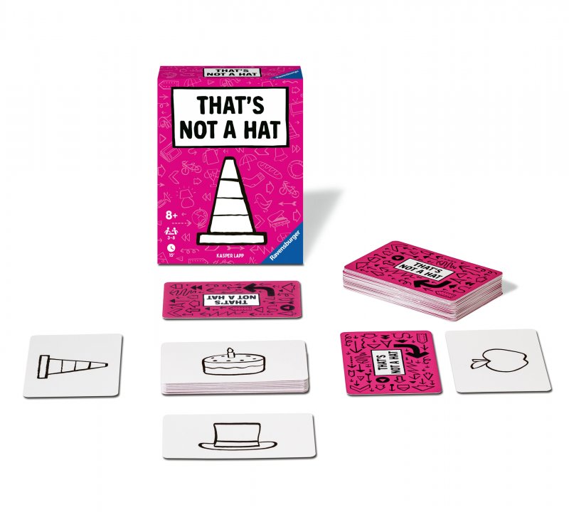 Jeu De Société That's Not A Hat - Marque Ravensburger, Pour 2 Joueurs Ou Plus, âge Recommandé 12-16 Ans, Neuf Scellé