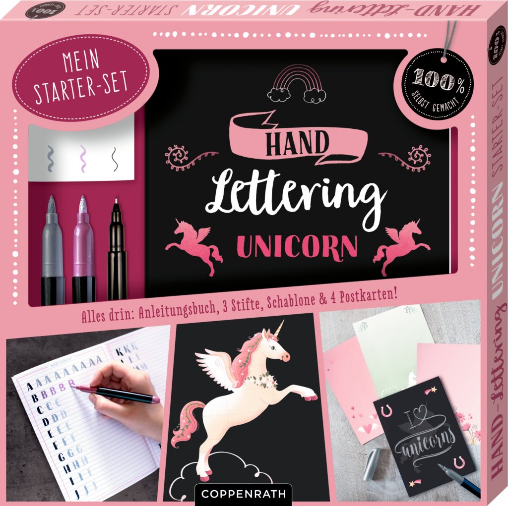 „Hand Lettering Unicorn“ und „Diamond Painting“ | das spielzeug