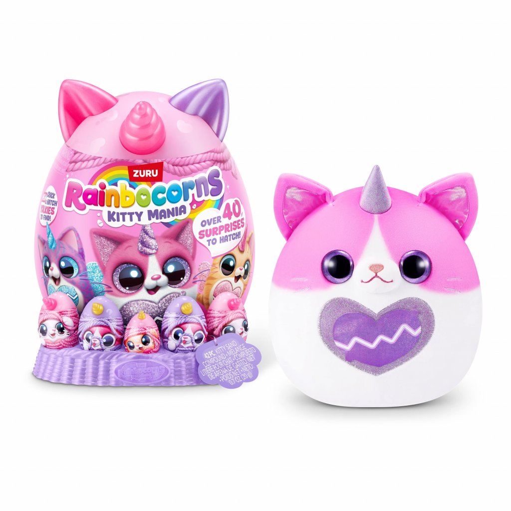 Zuru Peluche Interattivo Babycorn Rainbocorn Con Luci E Suoni, Più Di 30 Sorprese, Personaggio Poppy/Bibbie/Bowie/Nicci