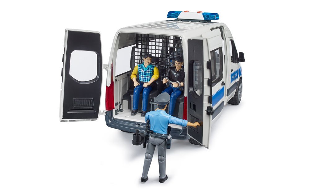 BRUDER: MB Sprinter Polizei Einsatzfahrzeug mit Polizist | das spielzeug