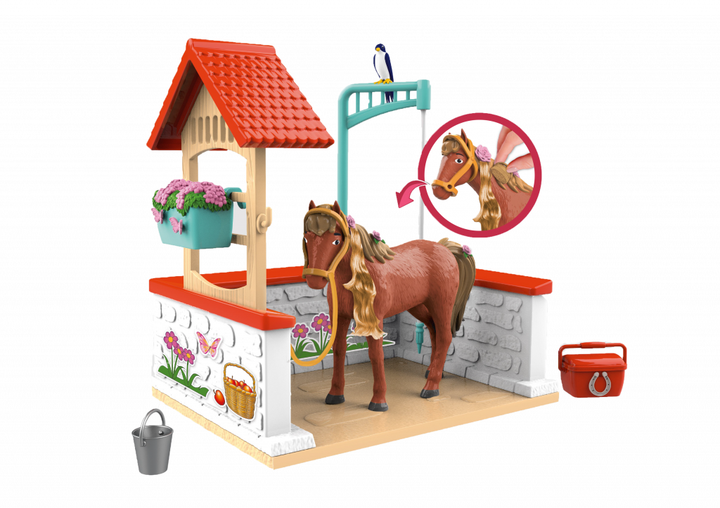 Set Veterinaria Móvil Bibi Y Tina - Incluye Coche, Remolque, Figuras Y Accesorios | Juguete Educativo Para Niños +3 Años
