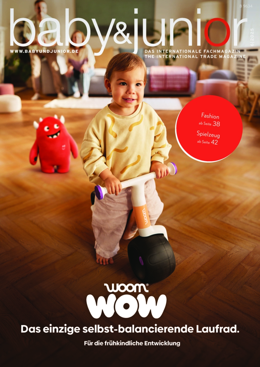 Ausgabe baby&junior 6-2025 Copyright woom GmbH