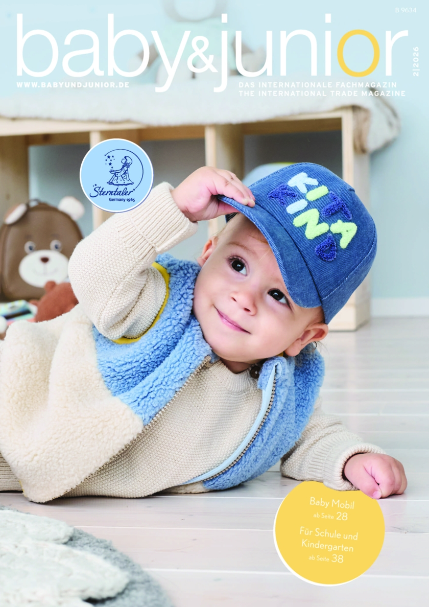 Ausgabe baby&junior 2-2026 Copyright Sterntaler