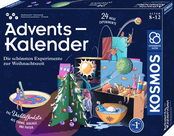 Adventskalender-Special 2023:: Kosmos: „Adventskalender – Die schönsten Experimente zur Weihnachtszeit“