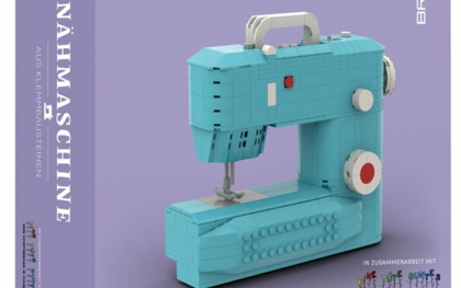 Topp: „Deko-Nähmaschine aus Klemmbausteinen“