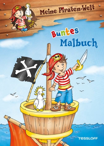 Pirat Piet Buntes Malbuch Tessloff