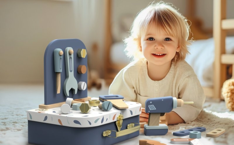 Speedy Monkey: Holzpuzzle, Spielzeugsets und Musikinstrumente