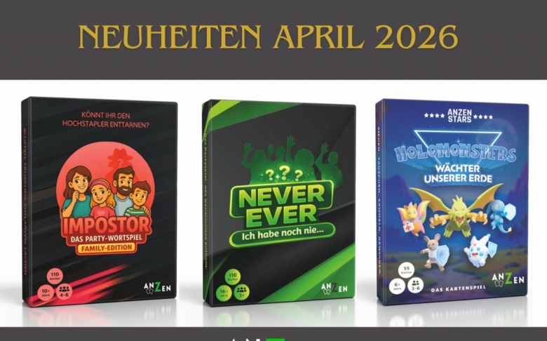 Frühjahrsneuheiten von Anzen Spiele