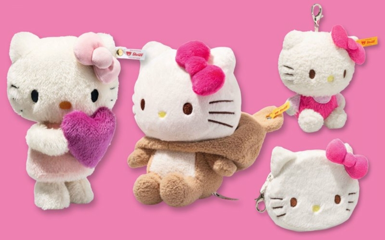 Hello Kitty und Steiff feiern die Freundschaft