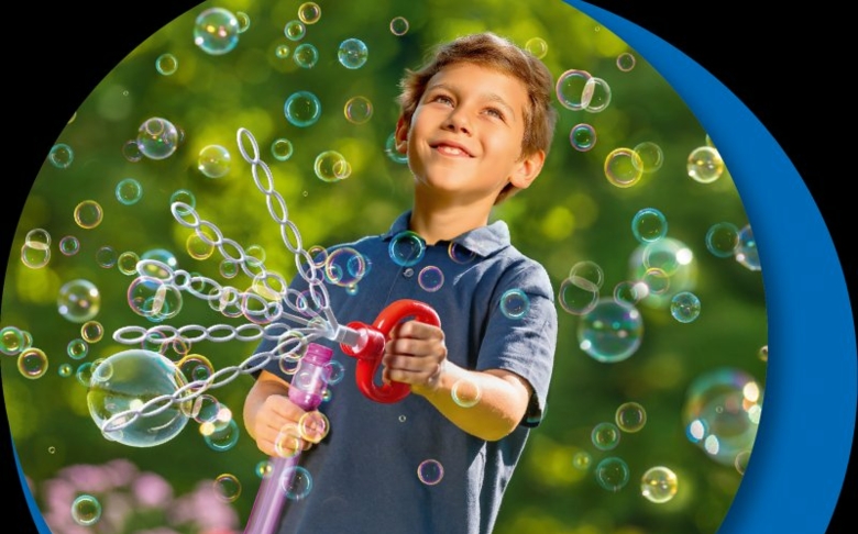 Der „Mega Smile Bubbler“ von Pustefix