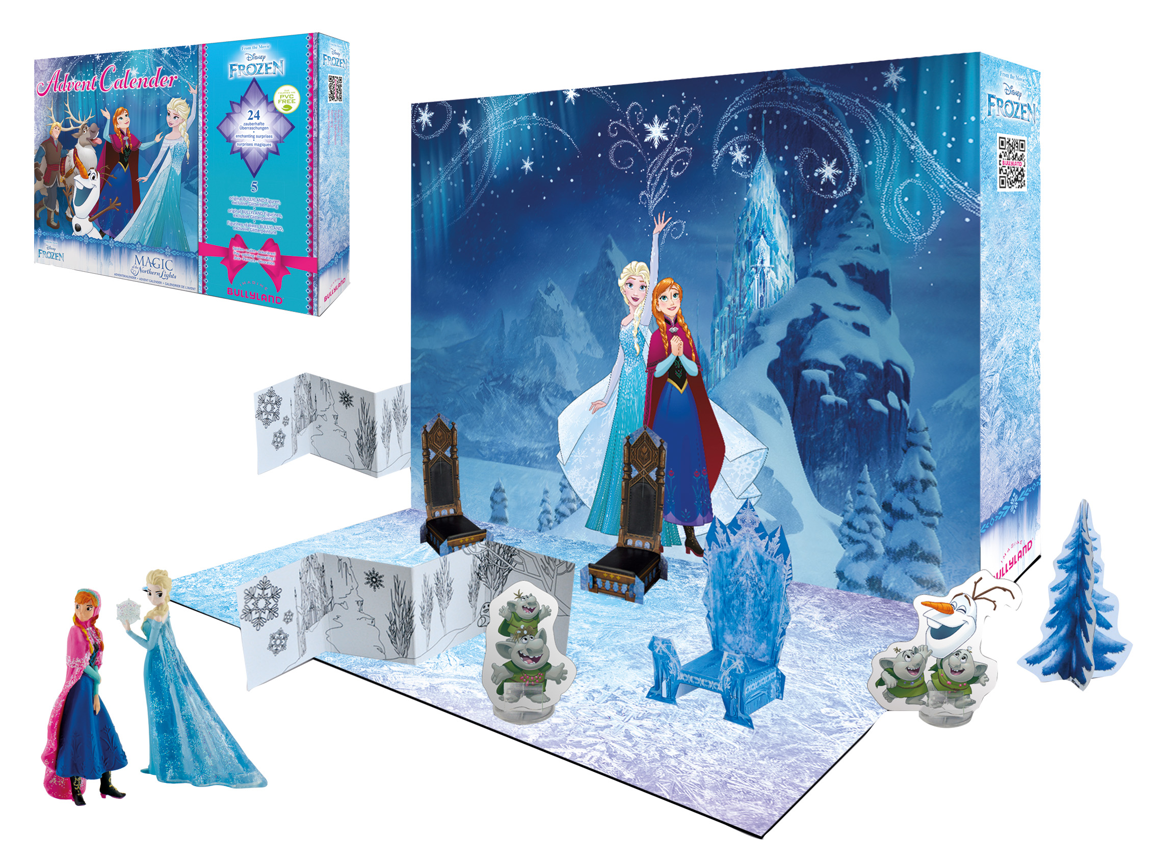 Disney Frozen 2 Die Eiskönigin Adventskalender Bullyland Anna Elsa Advent 